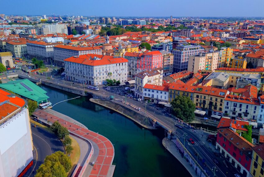 Milan,,Italy,,21.04.2024.,Aerial,View,Of,Milan,Cityscape.,The,Theatrical